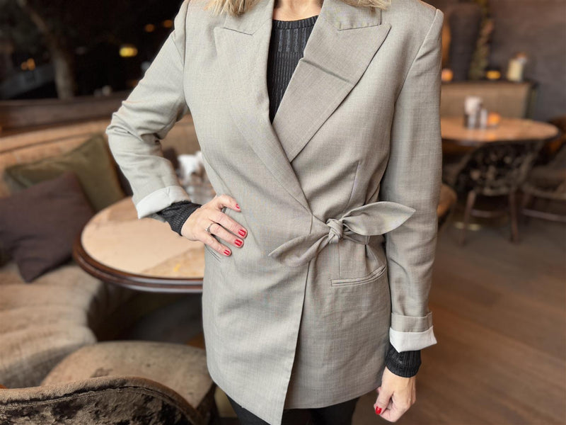 Vivica blazer Light Grey Melange