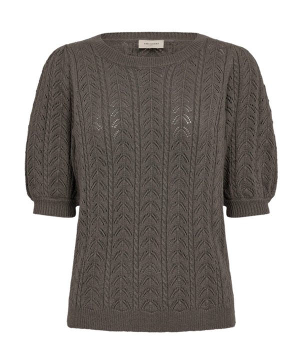 LARRY  PULLOVER Brun Melert