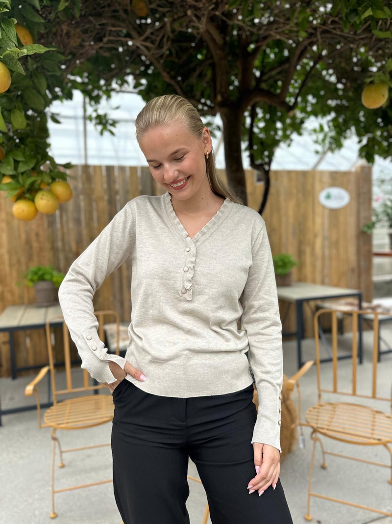Katie Pullover Beige