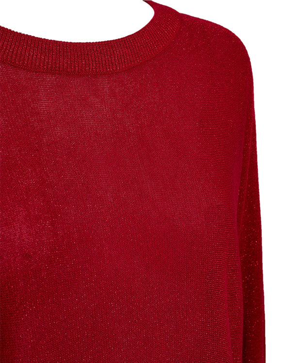 Betty Pullover Rød Glitter