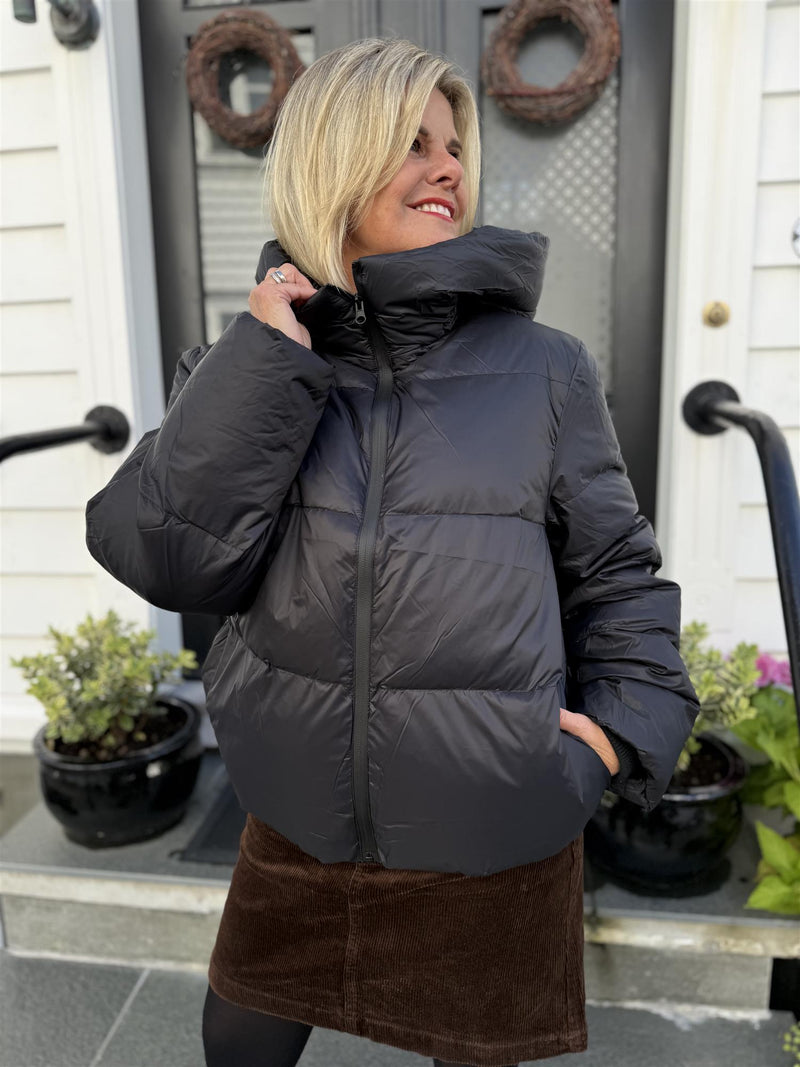 POPPEL DOWN BLEND JACKET Sort