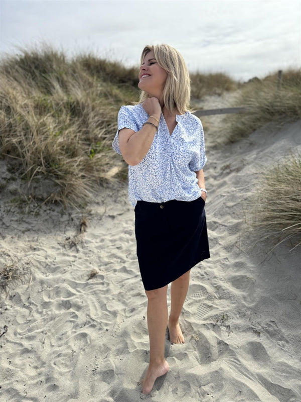 LAVA-SKIRT Marineblå