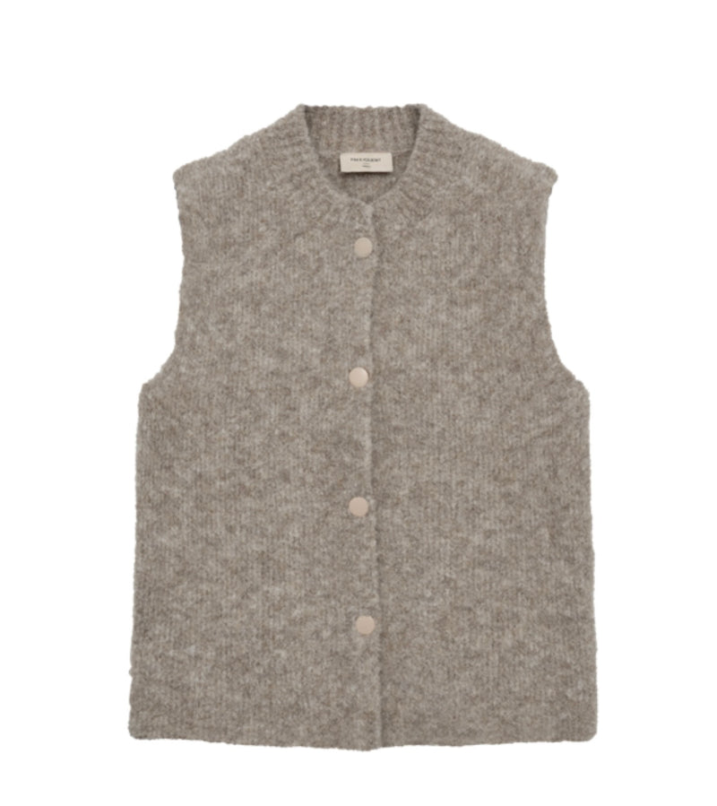 Jump waistcoat Beige Melert