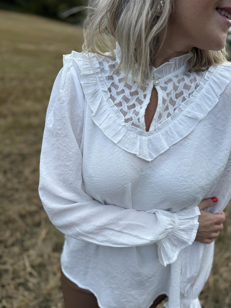 Lolia-blouse Offwhite