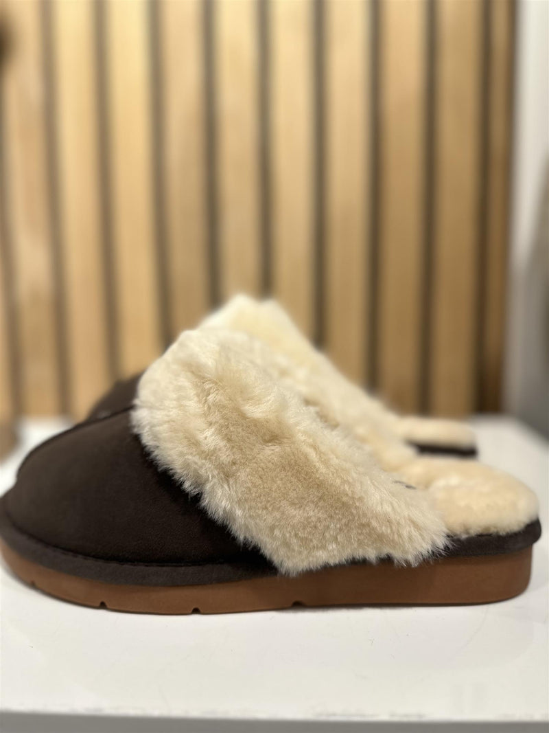 VANNUCCI Slipper Brun