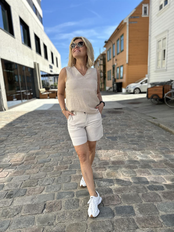 Rex shorts Beige / Striper