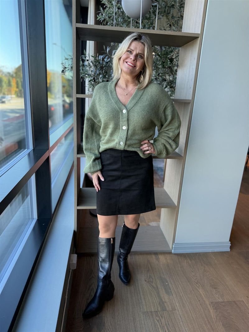 MSCH PETRINELLE HOPE CARDIGAN Olivengrønn