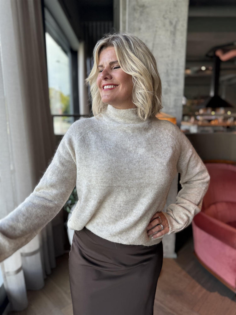 Milania Hope Pullover Lys Beige