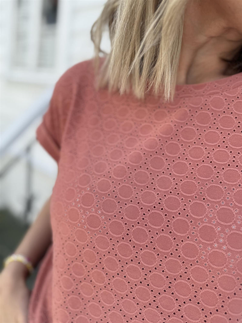 Blond tee Rust Rosa