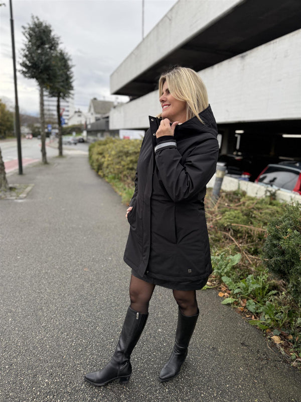 Anja høstjakke Sort