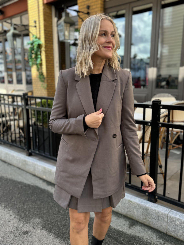 SLMILICA BLAZER Grå/Beige