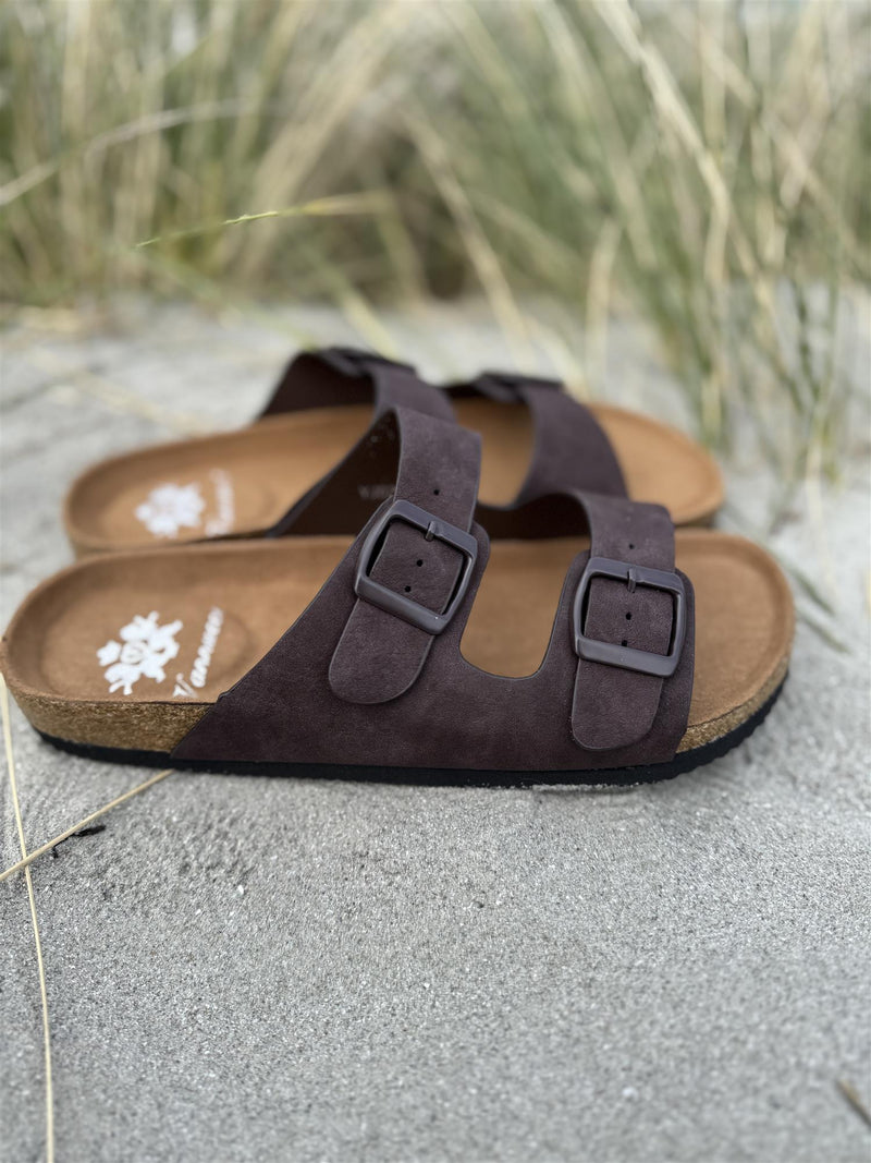 SANDALER Mørkebrun