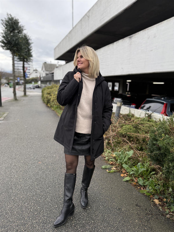 Anja høstjakke Sort