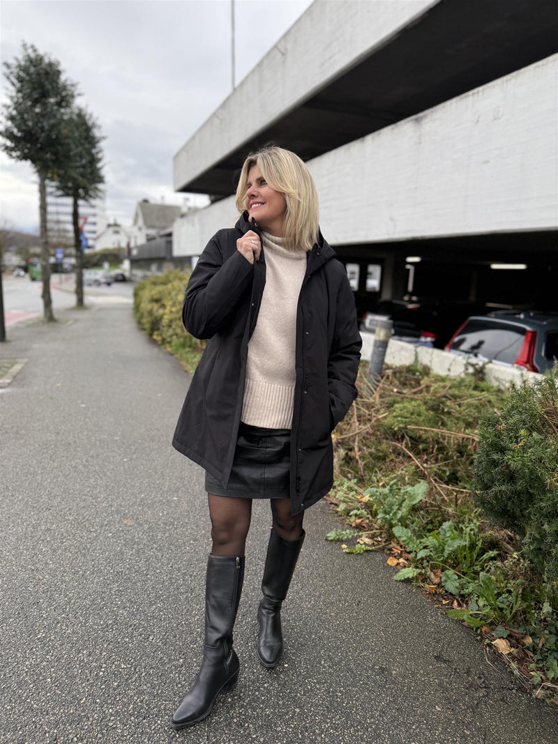 Anja høstjakke Sort