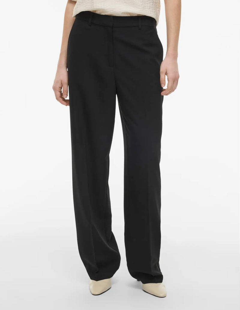 Siffe Straight Pants Sort