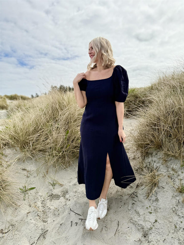 Emine haiku dress Mørkeblå