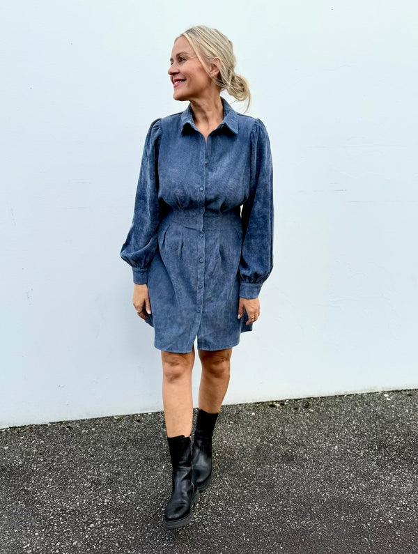 Vicordu Shirt Dress Indigo