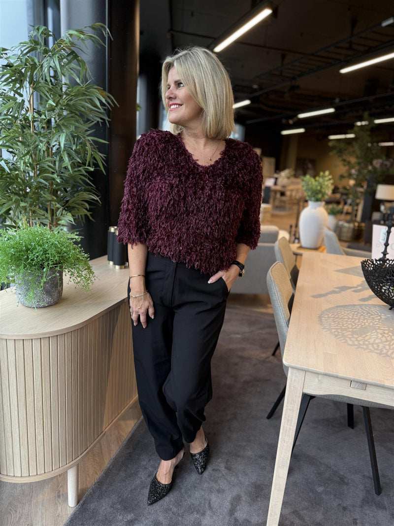 Nola blouse Burgunder