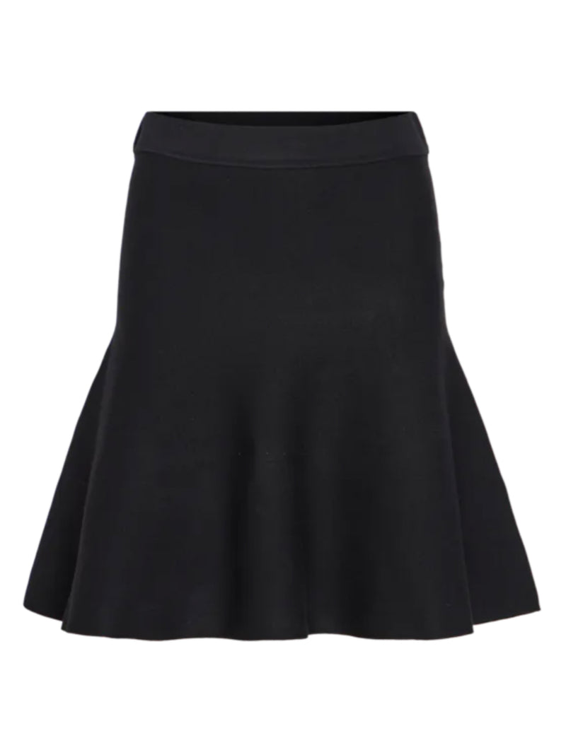 Visway Skater Knit Skirt Sort