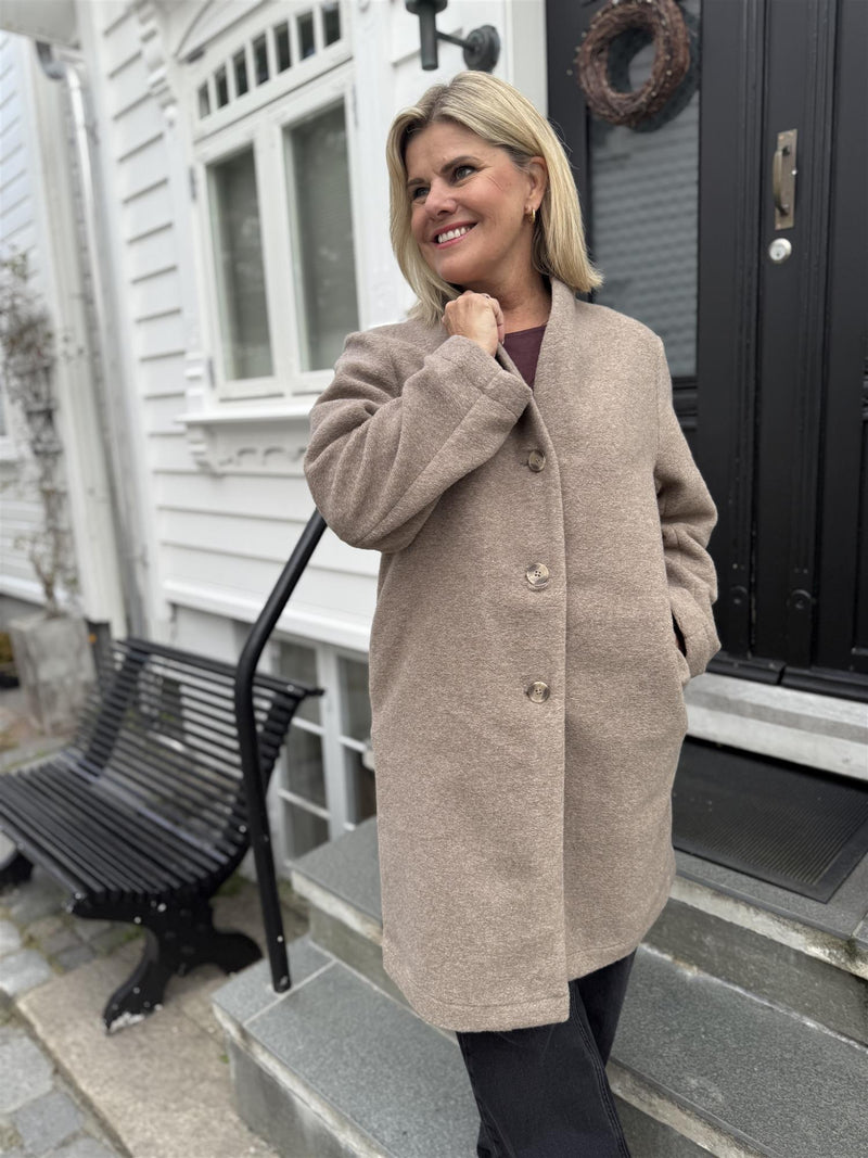 NOELLE JACKET Beige Melert