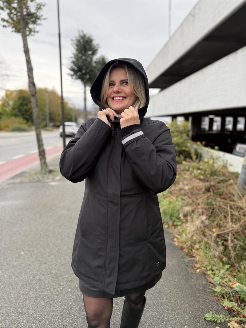 Anja høstjakke Sort