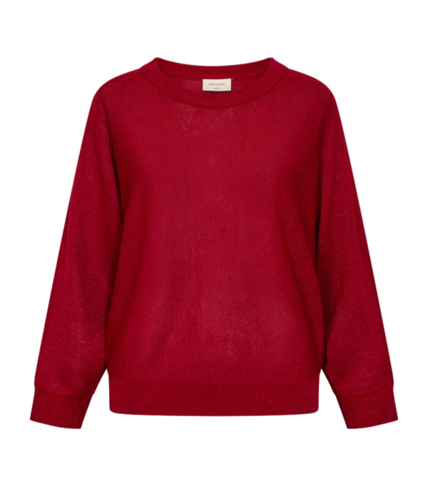 Betty Pullover Rød Glitter