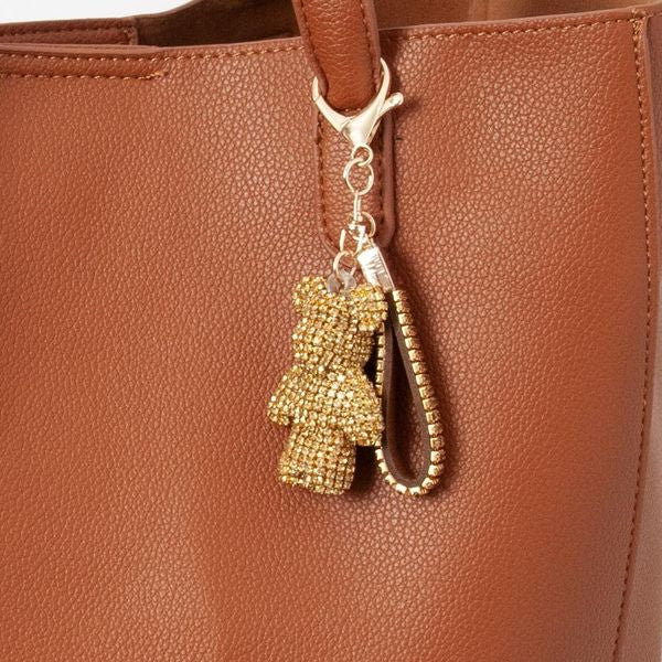 KEY RING BAMSE Gull Glitter