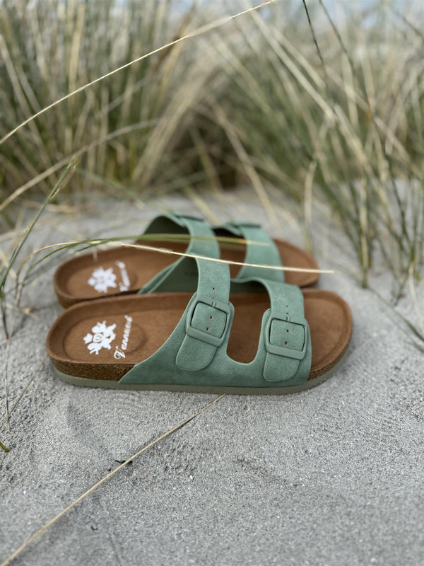 SANDALER Lysegrønn