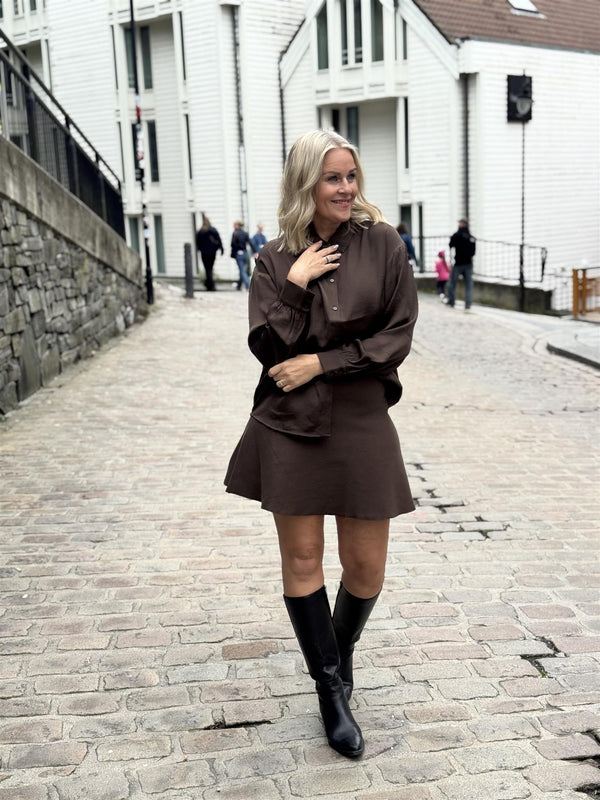 Sandeline Maluca Shirt Mørkebrun