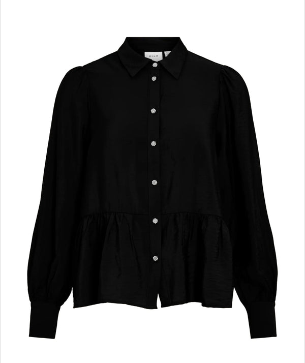 Katria new l/s shirt Svart