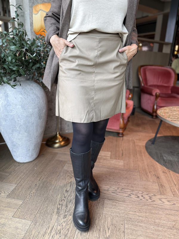 Harley skirt Mørk Beige