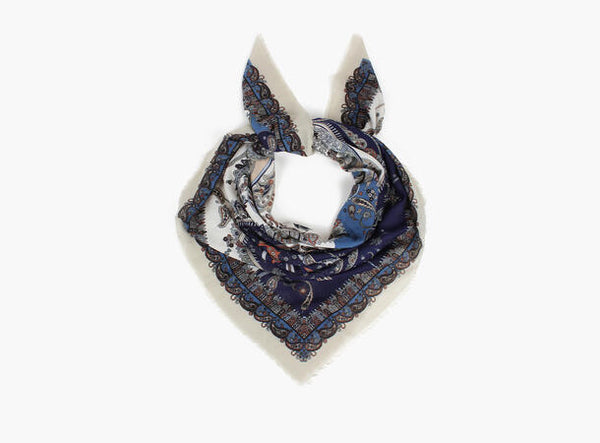 Manzini paisley Blå
