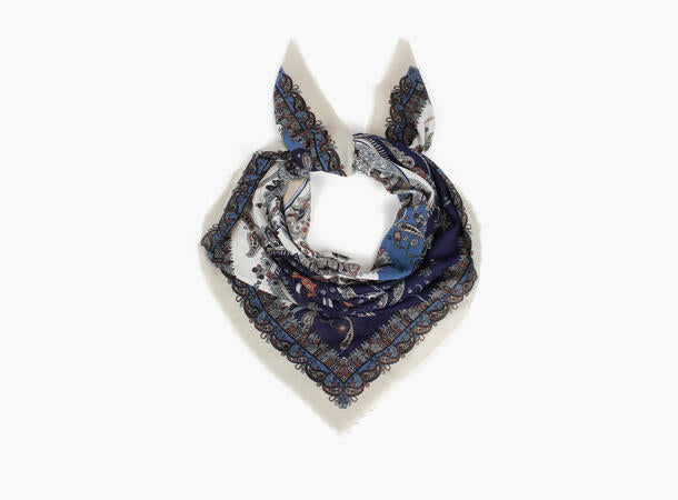 Manzini paisley Blå