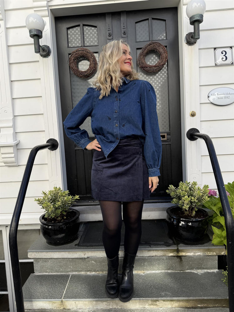 Frida Denim Shirt Medium Denim