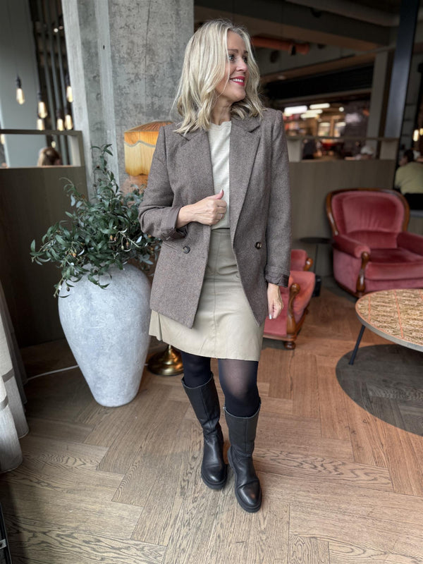 Harley skirt Mørk Beige
