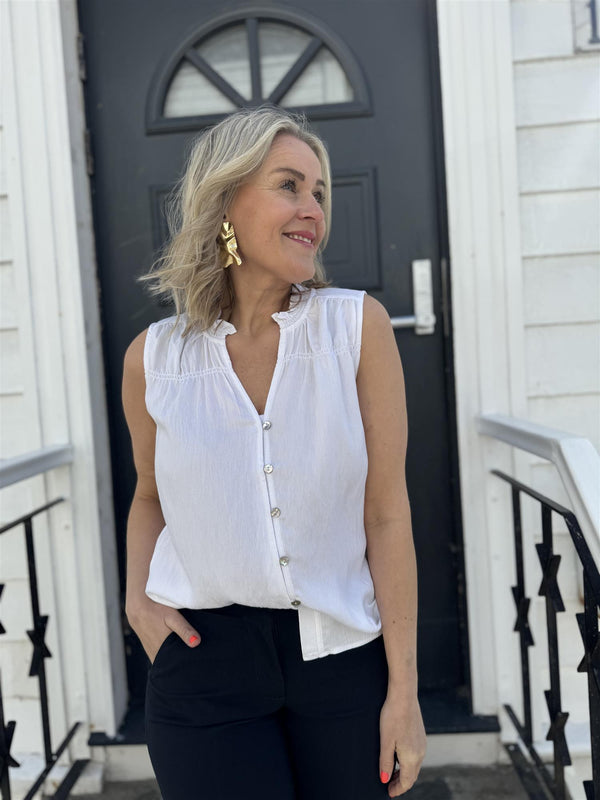 ALLY BLOUSE Hvit