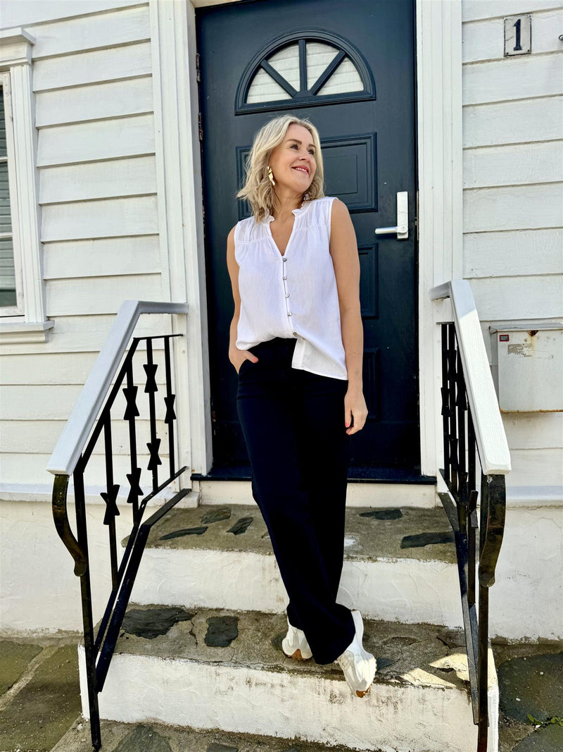 ALLY BLOUSE Hvit