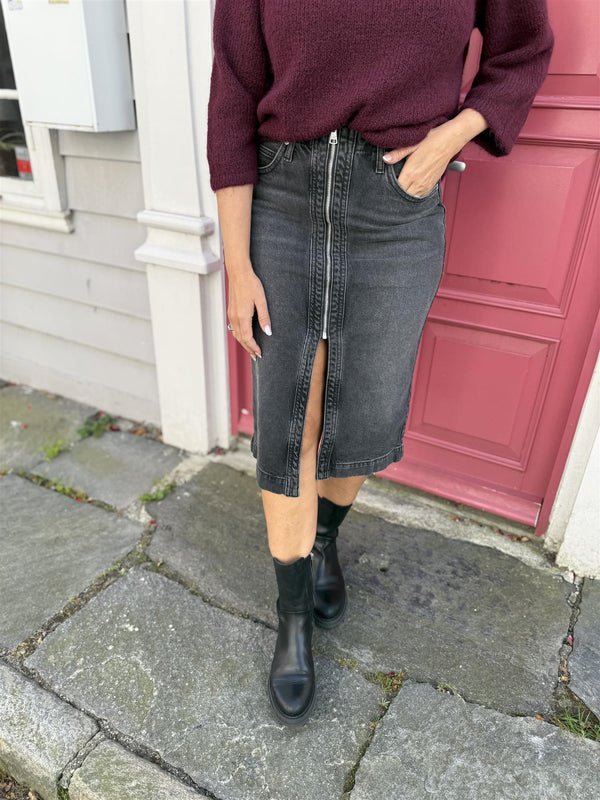 MOTO SKIRT Grå