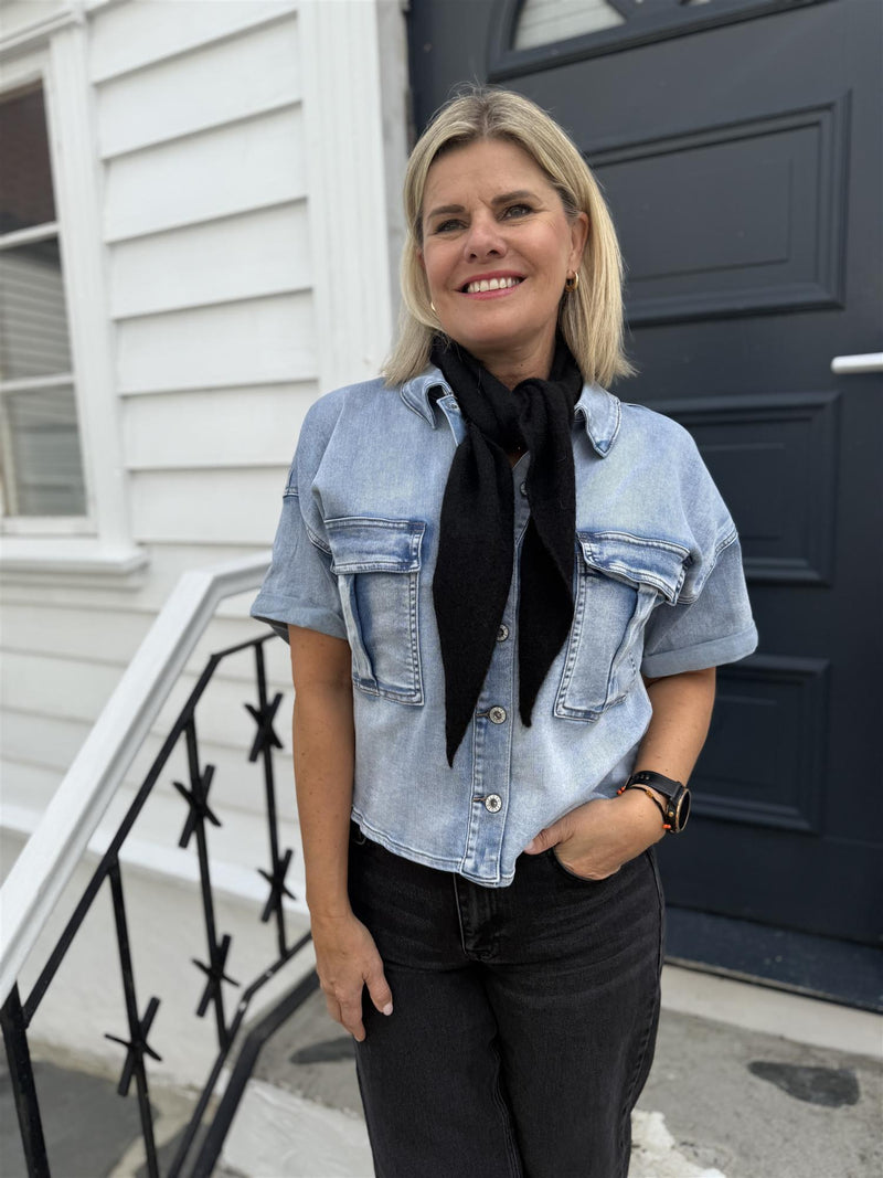 MARGRETHE Lys Jeansblå