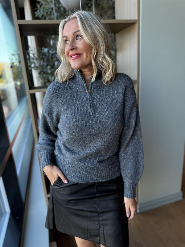 Ladie`s Oversized Sweather Blå