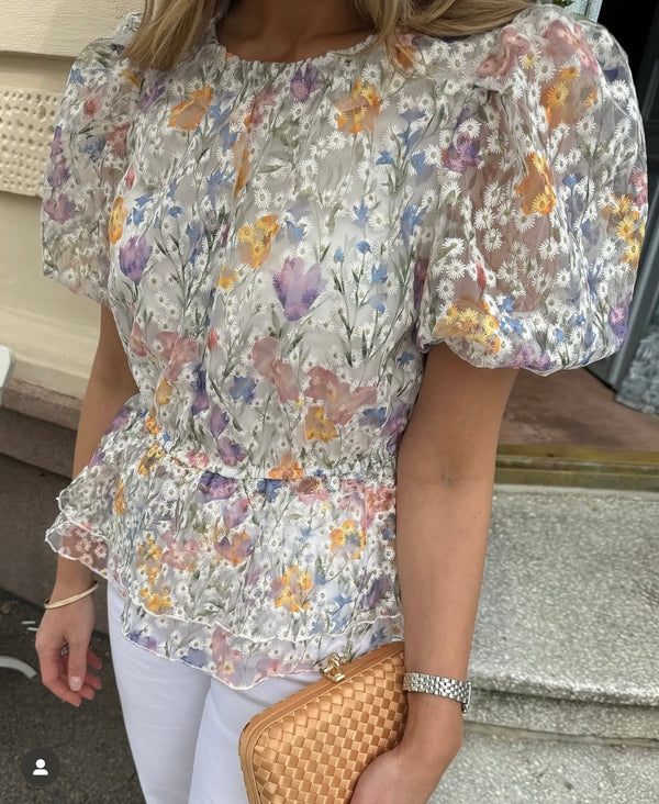 LEANNA SS TOP Multicolor