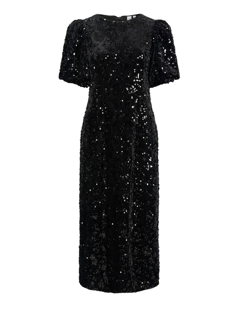 SOFIE 2/4 SEQUIN MIDI DRESS Sort