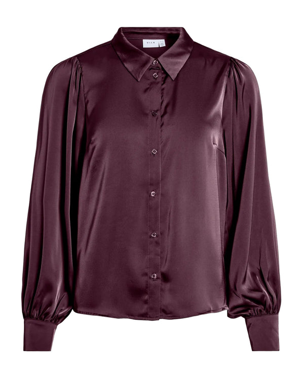 Vienna Ravenna Balloon Shirt Burgunder