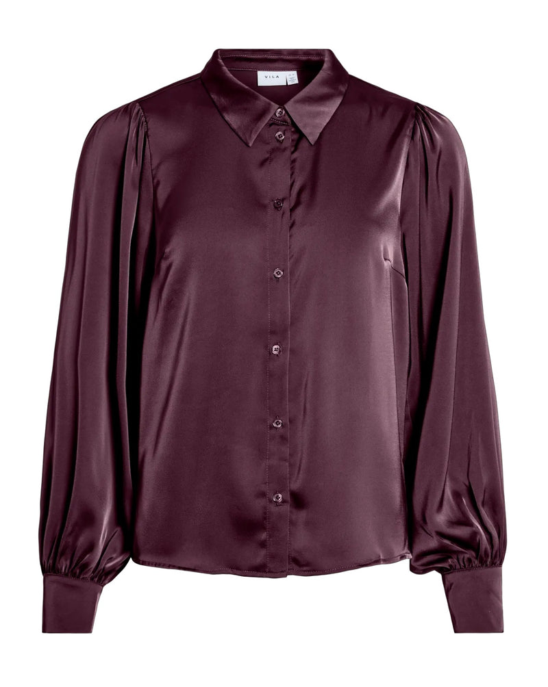 Vienna Ravenna Balloon Shirt Burgunder
