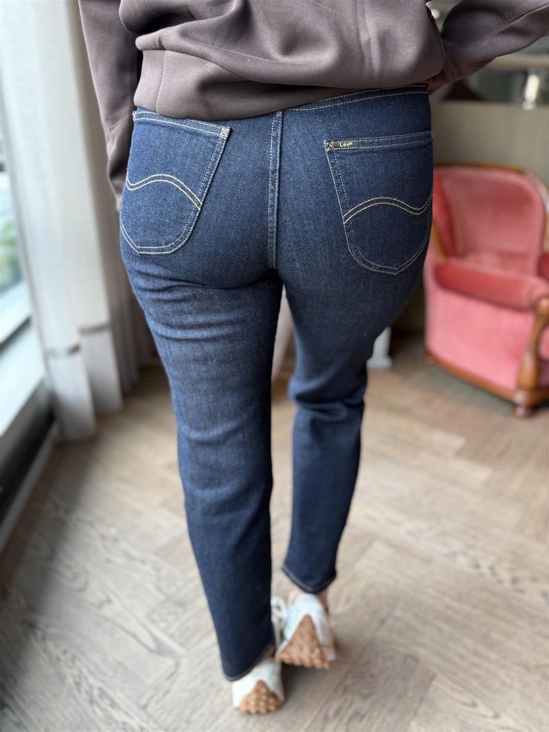 Lee Carol regular straight Mørk Jeansblå
