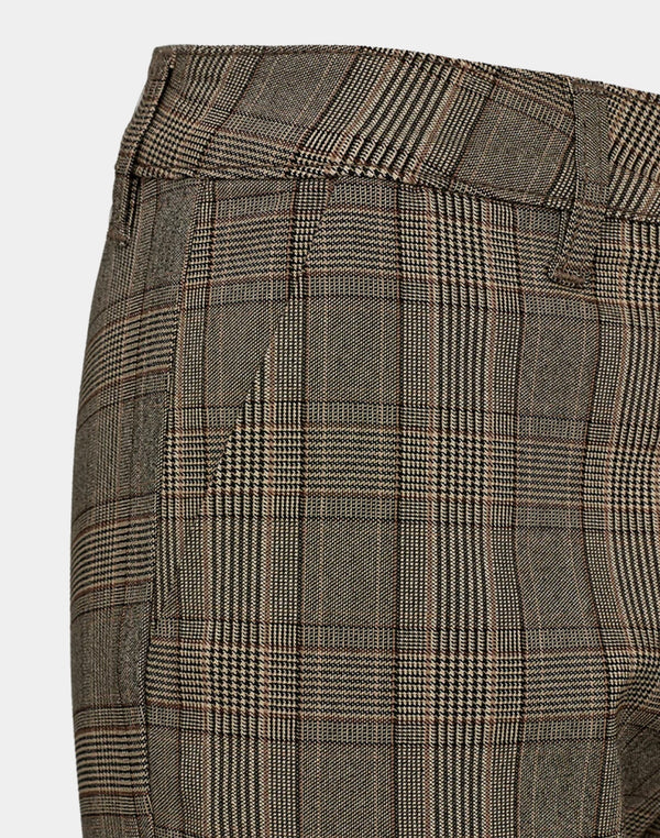 Rex pants med ruter Sort / Mønster