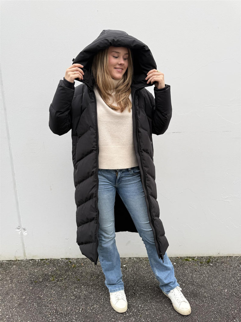 Vannucci Dun Jakke 721 Sort