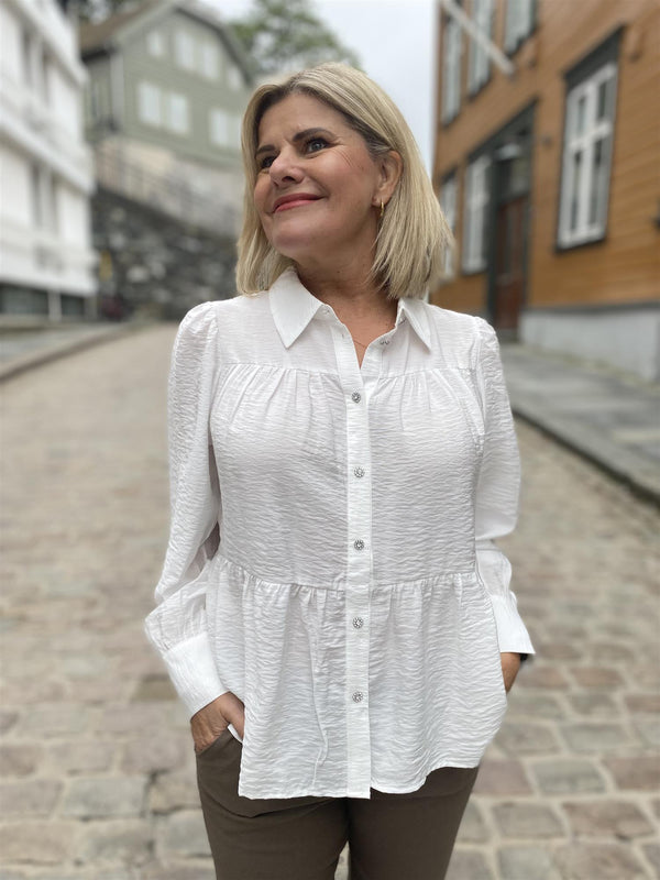 Katria new l/s shirt Offwhite