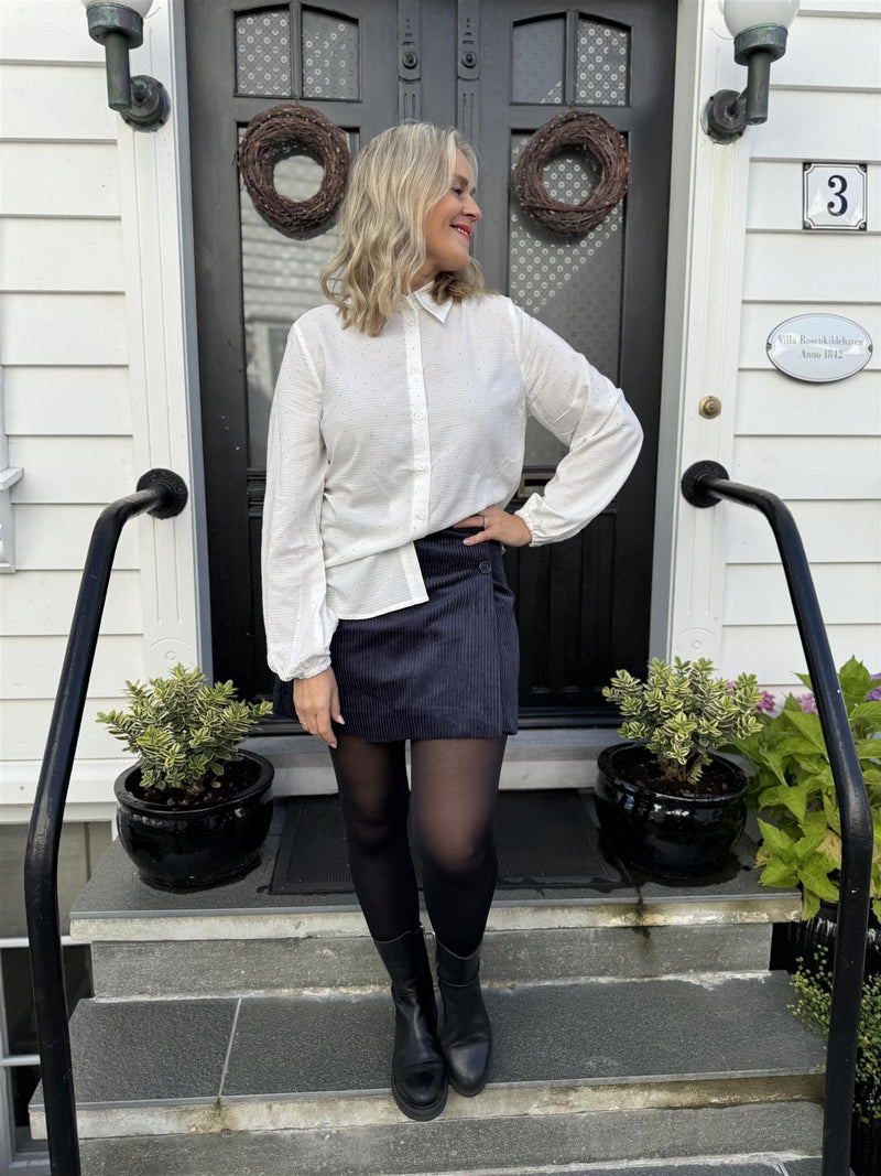 Shine shirt Hvit Med Glitter