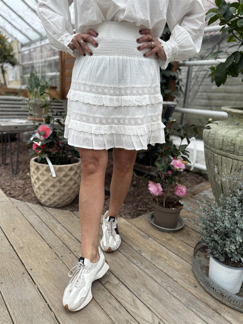 Viljana-m skirt Offwhite